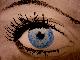Franzis Auge - Wunschbild im Auftrag,
Das Auge von Franzi, gefertigt aus Künstlerstiften und Acrylfarbe