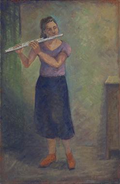 Die Flötenspielerin