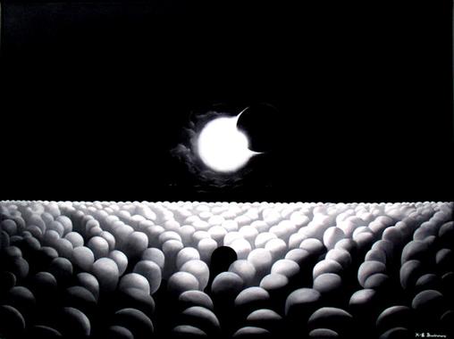 A stranger in the midst.