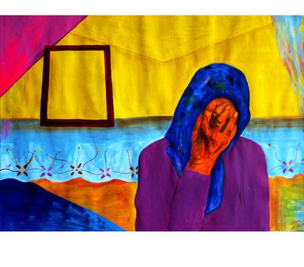 " Ich bin aufgelöst im Geruch des Zimmers Der leere Rahmen streut den Duft der Einsamkeit aufs Regal "