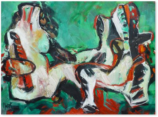 Neoexpressive Figuration, Öl auf Leinwand