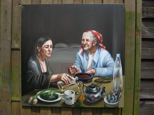 russisches Dorf   >>  Zwischenmahlzeit  <<