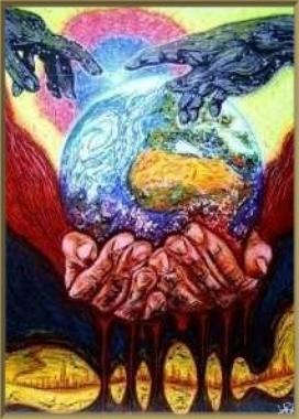 5 vor 12 !, gr.50x70 cm