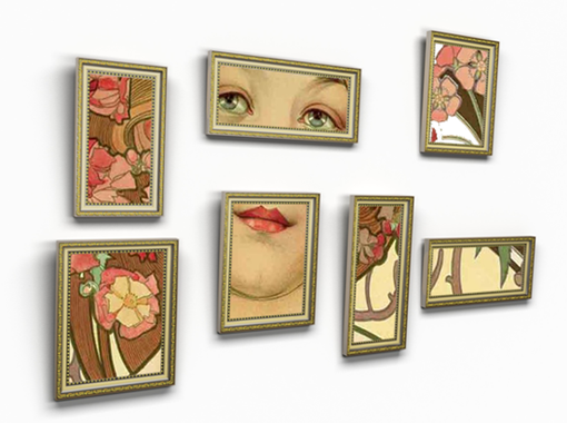 Collage von Alphonse Mucha