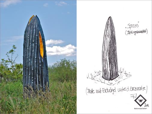 Skulptur "Spross"