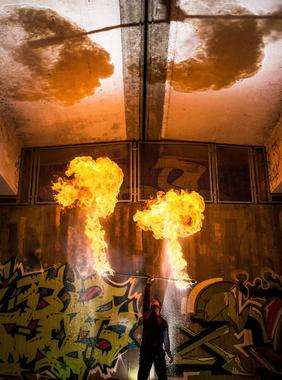 Fantômes de Flammes - Feuershow Augsburg München Stuttgart 