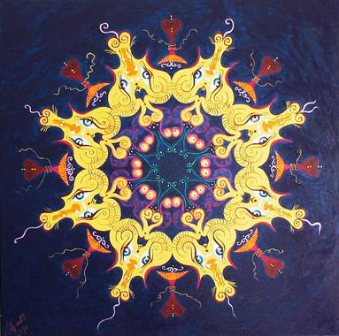 Mandala " Drachenauge"