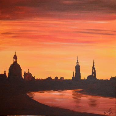 "Abendliches Dresden"