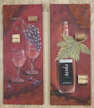 Der Wein beim Italiener