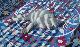 schlafende Katze - Acryl auf Leinwand, 60 x 100 cm